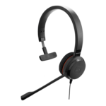 Jabra Evolve 30 II UC Mono Kablet Høretelefoner Sort