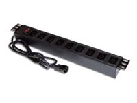 ALANTEC Strømfordelingsenhed 9-stik 10A Sort 1.8m