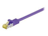 goobay CAT 7 SFTP, PiMF 3m Patchkabel Lilla