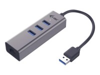 i-Tec USB 3.0 Metal 3-Port Sort Grå