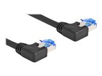DeLOCK CAT 6a S/FTP 50cm Patchkabel Sort
