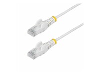StarTech.com 7m White Slim CAT6 Ethernet Cable, Snagless, 28AWG, LSZH CAT 5/5e/6 Ikke afskærmet parsnoet (UTP) 7m Patchkabel Hvid