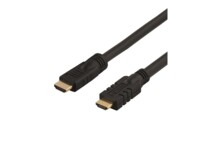 DELTACO HDMI han -> HDMI han 25 m Sort