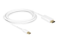 Delock High Speed HDMI Videoadapterkabel 3m Hvid