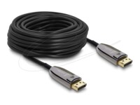 Delock Active Optical DisplayPort kabel Sort
