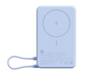 *Magnetic Power Bank 10000 Stand Blue
