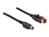 Delock Forstærket USB kabel 1m Sort
