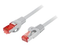 Lanberg PCF6-10CU CAT 6 Foldet uskærmet snoet par (F/UTP) 3m Patchkabel Grå