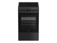 Whirlpool Antracit Elektrisk ovn 60liter Komfur Keramisk kogeplade