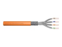DIGITUS Professional CAT 7 S/FTP 1000m Bulkkabel Orange RAL 2000