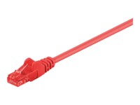 goobay CAT 6 Ikke afskærmet parsnoet (UTP) 15m Patchkabel Rød
