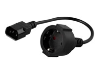 Prokord Strømforsyningsadapter 50cm Sort