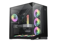 GameMax Infinity NEX C56 VC BK Tower ATX Sort Transparent