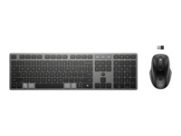 HP 725 Sæt med mus og tastatur Saks Trådløs Tysk