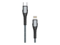 ColorWay 24 pin USB-C (male) - Apple Lightning (male) Grå USB Type-C kabel