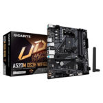GIGABYTE A520M DS3H WIFI6E micro ATX AM4 AMD A520