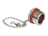 HF Kappe Delock Verschlusskappe für N-Stecker mit Kette