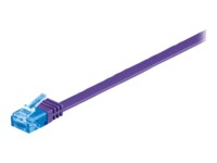goobay CAT 6a Ikke afskærmet parsnoet (UTP) 1m Patchkabel Lilla