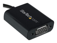 StarTech.com USB-C to VGA Adapter - Black - 1080p - Video Converter For Your MacBook Pro - USB C to VGA Display Dongle (CDP2VGA) USB / VGA adapter 18cm Sort