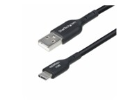 StarTech.com 3m (9.8ft) USB-A to USB-C Charging Cable, Charger Cord, M/M USB Type-C kabel 3m Sort