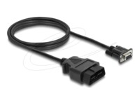 Delock Serielt kabel Sort 1.15m