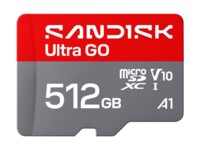 SanDisk Ultra GO MicroSDXC MicroSDXC 512GB 512GB 190MB/s 190MB/s