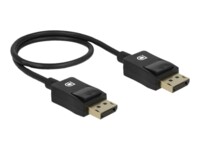 Delock Coaxial Display kabel 0.5m Sort