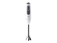 Braun Multiquick 3 Vario MQ 3100 WH Smoothie+ Stavblender Turbofunktion Hvid/grå
