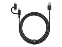 Native Union Belt Lightning-kabel 2m Sort
