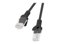 Lanberg CAT 5e Ikke afskærmet parsnoet (UTP) 25cm Patchkabel Sort RAL 9004