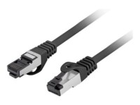Lanberg CAT 8.1 S/FTP 1.5m Patchkabel Sort