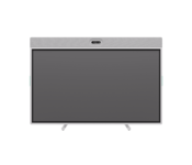 Logitech Rally Board 65 Videoconference-enhed Foran vendt mikrofonarray og bagved vendt mikrofonarray 65'