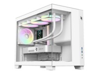 GameMax Infinity NEX C33 WH Tower Micro ATX Hvid Transparent
