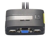 LevelOne KVM-0223 KVM / audio-switch Desktop