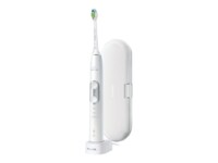 Philips Hvid/sølv Tandbørstesæt HX6877