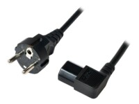LogiLink Strømkabel 3m Sort