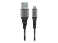 goobay USB-kabel 1m Sort Sølv