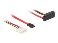DeLOCK Seriel ATA-kabel Sort Rød Gul 30cm