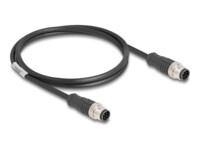 DeLOCK CAT 5e S/FTP 1m Netværkskabel Sort