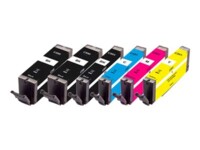 Peach Multi Pack Sort Gul Cyan Magenta Foto-sort