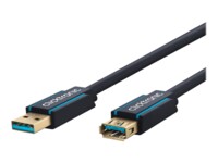ClickTronic USB forlængerkabel 1.8m Blå