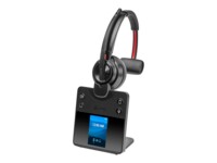 HP Poly Savi 8410 Office Trådløs Høretelefoner Sort