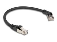 DeLOCK CAT 8.1 S/FTP 25cm Patchkabel Sort