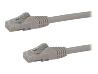 StarTech.com 3m CAT6 Ethernet Cable, 10 Gigabit Snagless RJ45 650MHz 100W PoE Patch Cord, CAT 6 10GbE UTP Network Cable w/Strain Relief, Grey, Fluke Tested/Wiring is UL Certified/TIA - Category 6 - 24AWG (N6PATC3MGR) CAT 6 Ikke afskærmet parsnoet (UTP) 3m