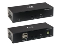 Eaton Tripp Lite Series USB C to HDMI over Cat6 Extender Kit with KVM Support, 4K 60Hz, 4:4:4, Transmitter/Receiver, USB, PoC, HDCP 2.2, up to 230 ft., TAA; Video/audio ekspander