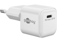 USB-C™ PD GaN Fast Charger Nano (20 W) white, white