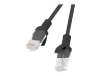 Lanberg CAT 6 Ikke afskærmet parsnoet (UTP) 5m Patchkabel Sort RAL 9004