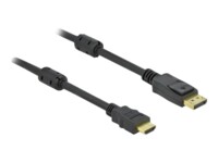 Delock Videoadapterkabel 10m Sort