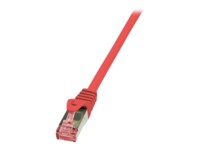LogiLink PrimeLine CAT 6 SFTP, PiMF 1m Patchkabel Rød