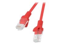 Lanberg CAT 6 Ikke afskærmet parsnoet (UTP) 10m Patchkabel Rød RAL 3017